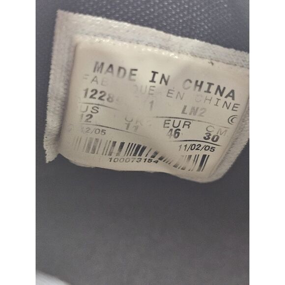 Vintage Air Jordan Jeter Molded Cleats Shoes‎ Black & White 2005 Size 12 - Picture 15 of 15